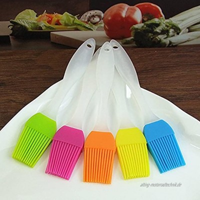 Manygood Backpinsel Silikon Pinsel silikon-Backpinsel Flexibel aus Hitzebeständigem und Lebensmittelechtem Silikon Küchen-Pinsel mit Silikon-Borsten