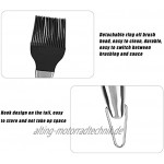 SONK Basting Brush Soßenpinsel Ungiftige Backpinsel für die Küche430 gebogener Griff groß schwarz