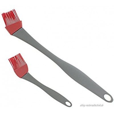 Yukon Glory Backpinsel Professional Grade hitzebeständig Backpinsel aus Silikon – Set von 2 – Bürste für Kochen Grillen und Backpinsel