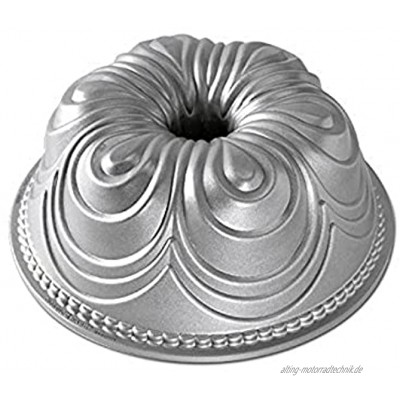 Nordic Ware 87437 Motivbackform Chiffon Bundt Aluminium Silber 24,8 x 24,8 x 9,5 cm