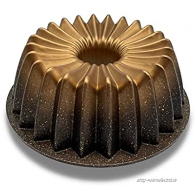Premium Kuchenform Backform Küche Tortenform Springform Granit Antihaftbeschichtet Exzellente Backergebnisse KEKS Stern Gold