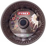 Pyrex 8013123.0 Asimetria Gugelhupf-Backform aus Stahl 22 cm braun