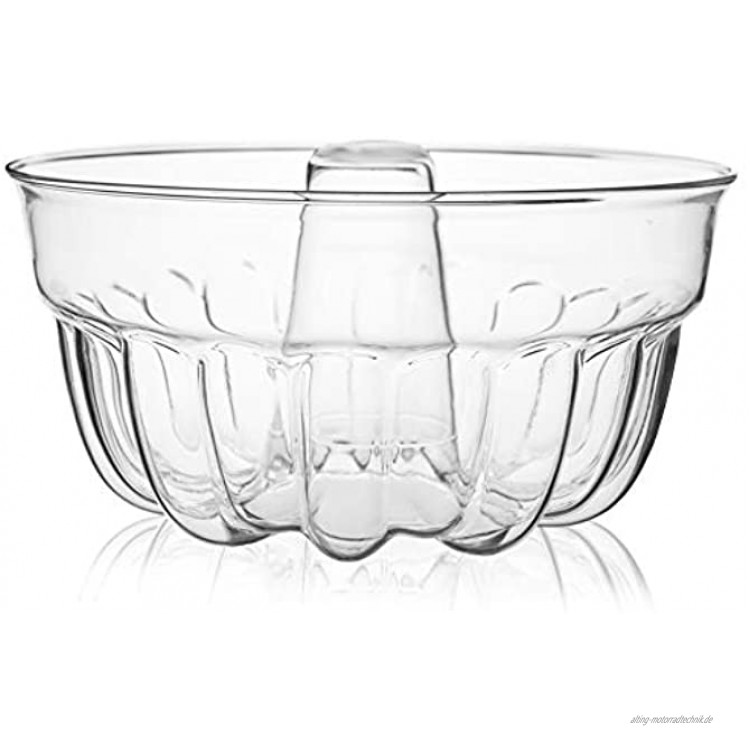 SIMAX Gugelhupfform Gugelhupf aus Borosilikatglas Runde Backform Kuchenform Napfkuchenform Ø 20,5 cm
