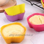 Wiederverwendbare Silikon-Mini-Gugelhupfform mit Antihaftbeschichtung für Kuchen Brot Gebäck Gelee und Gelatine hausgemachte Desserts
