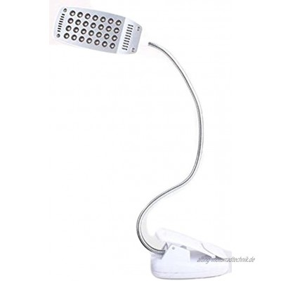 SaySure 28 LED Flexible USB Clip On Reading Desk Lamp Table Light