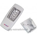 SaySure 4 Ports ON Off Digital Wireless Remote Power Switch White