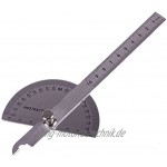 SaySure Angle Finder Arm Measuring Round Head Stainless Steel
