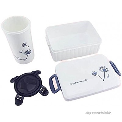SaySure Lunch Box Bento Box for Sushi Food Container + Water Cup