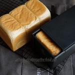 Cabilock Edelstahl Rechteck Toast Pfanne Laib Pfanne mit Deckel Backen Brot Kuchen Antihaft Toast Box Backform Backform 1000G