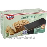 Dr. Oetker Brotbackform 30 cm Königskuchenform mit Antihaftbeschichtung hochwertige Kastenform für Brot eckige Kuchenform Farbe: schwarz Menge: 1 Stück