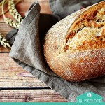 Hausfelder große Brotbackform Kastenform für Brot und Braten | Premium Emaille Oberfläche | Spülmaschinenfest | Bräter und XL Brotform Ofenform für große Brote
