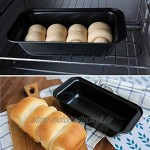 HOTOOLME 2 Stück Brotbackform Kastenform 29 cm und 25cm Leicht zu Reinigen Antihaftbeschichtung für Kuchen Brote Toast