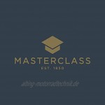 Master Class Flache Auflaufform mit Deckel Leichter Aluminiumguss Ombre Grau 4 Litre Shallow