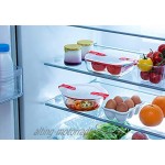 Pyrex® Cook & Heat 9-teiliges Set aus Glas mit luftdichten Deckeln für die Mikrowelle BPA-frei
