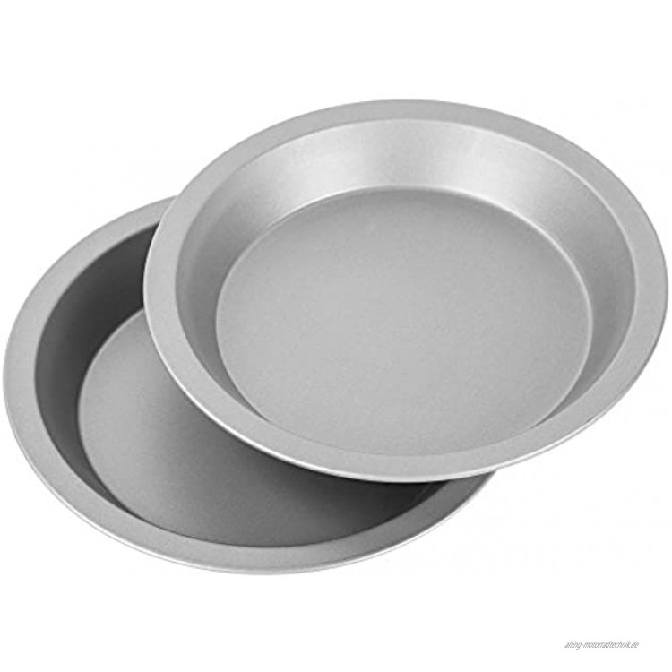 G & S Metal Products Company OvenStuff Nonstick 9” Pie Pans Set of 2 Gray