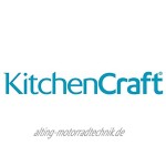 KitchenCraft Antihaftbeschichtete Flan-Form Quiche-Form mit Herausnehmbarem Boden Rund 25 cm