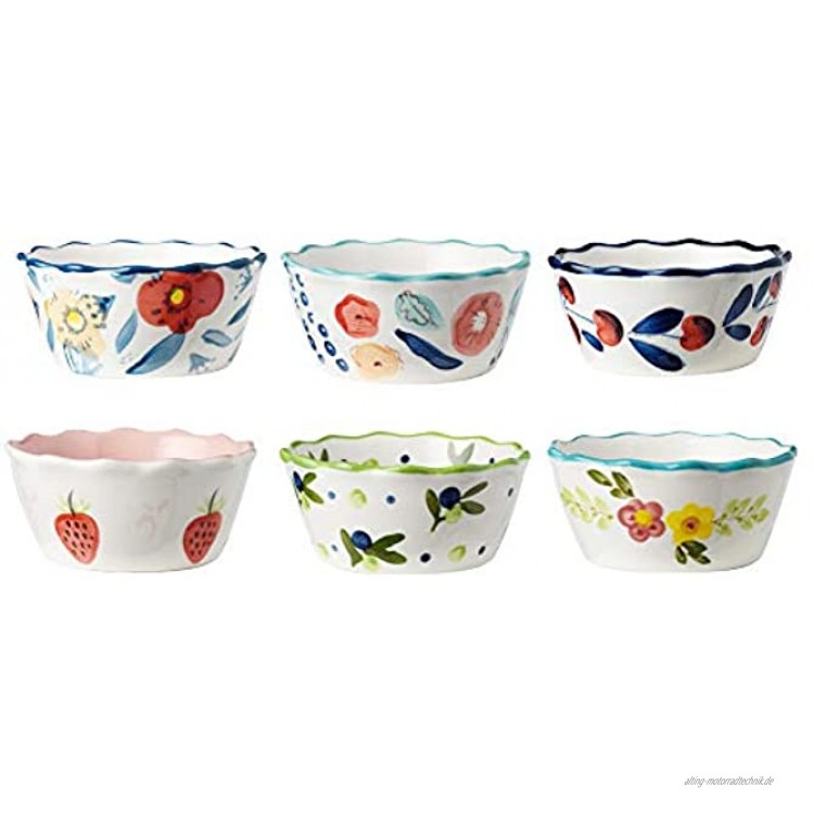 Soufflé Förmchen Japanische Art Keramik Ramekins Pudding Basins Hochtemperatur Souflee Förmchen Creme Brulee Schälchen Kreative,6pcs