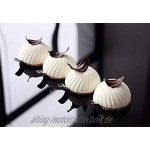 ZOOENIE 3D Silikon-Formen Geräte für die Kuchenverzierung Mousse-Form Backwaren Desserts Form Kuchenform für das Cupcake Backen Seife Backform Gelee Pudding Schokolade Strudel