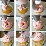 BrilliantDay 4 Stücke Set Zum Dekorieren Von Kuchen Perfekt für Pralinen Plätzchen Keksen Kuchen und Torten Deko Decorating Tools aus Edelstahl#1