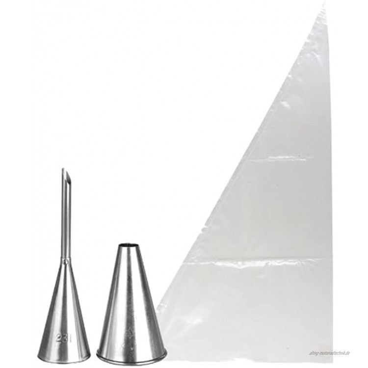 IBILI Spritztüllen-Set 7-teilig Kunststoff weiß Silber 20 x 7 x 4 cm 7-Einheiten