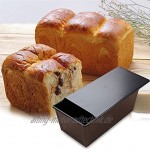 LEISURE TIME Brot Laib Pfanne Toast-Brot-Form mit Deckel-Metallbrot-Laib-Zinn für Kuchen und Toast-Herstellung