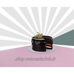Dr. Oetker Schichtkuchen-Backform Baking Retro Design runde Kuchenform mit zweifarbiger Farbe: Rosa Creme Menge: 4 Stück