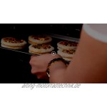 Kaiser Inspiration Baguette Backblech perforiert 40,5 x 20cm Baguette Backform für 2 Baguettes Baguetteblech antihaftbeschichtet sauerteigbeständig