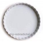 Topkapi Tortelett ETB5328: Tarteform Quicheform aus Porzellan weiß backofenfest 28 cm