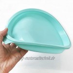 Newk Silikon Runde Kuchenform 4 Packungen Silikonscheibe wie Form für Kuchen Harzuntersetzer handgemachte Seife – 8 Zoll
