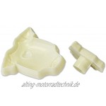 PME 1102EP001 JEM Pop It-Motivform Baby-Wachse zum Dekorieren von Torten Sortiment 2 kleine Größen Kunststoff Ivory 5 x 2 x 5 cm