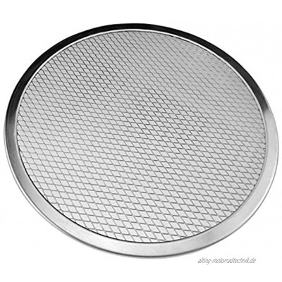 Kalaokei Runde Pizza-Gitterpfanne Aluminium antihaftbeschichtet Backblech Küchenwerkzeug 25,4 cm