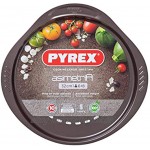 Pyrex 8010736 asimetria Pizzablech Stahl Schokolade 37,4 x 35,94 x 2,66 cm