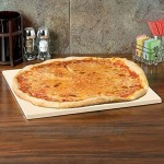 G.a HOMEFAVOR 37.5 cm x 30 cm Rechteckiger Brot und Pizzastein Zum Backen für Den Ofen