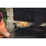Perforierte Pizzaschaufel aus Harteloxiertes Aluminium Große Pizzaschieber mit Langen Griff Brotschaufel für Hausgemachtes Pizza Brot