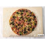 Pizzaplatte auf Maß- Wunschgröße kleiner als 60 x 30 x 3 cm Backofenplatte Brotbackplatte Pizzastein Brotbackplatte Flammkuchen Nachbearbeitet per Hand ohne scharfe Kanten Backplatte 60 x 30 x 3