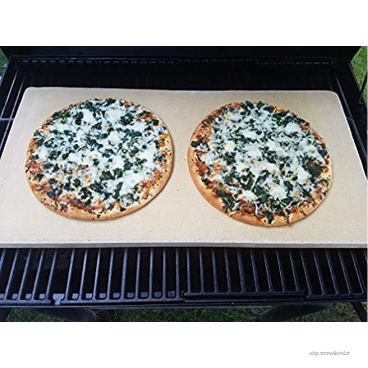 Pizzaplatte auf Maß- Wunschgröße kleiner als 60 x 30 x 3 cm Backofenplatte Brotbackplatte Pizzastein Brotbackplatte Flammkuchen Nachbearbeitet per Hand ohne scharfe Kanten Backplatte 60 x 30 x 3