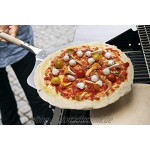 RÖSLE VARIO Pizzastein Hochwertiger Pizzastein aus Schamott zur Zubereitung von Pizza Flammkuchen Brot usw. auf dem Grill oder im Backofen 30 cm