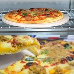Sisyria Pizza-Stein Für Ofen Grill & BBQ Antihaft-Grill-Matte Wärmebewahrungs Baking Slate Bakeware Für Eine Knusprige Kruste Auf Pizzen & Bread Cookies