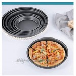 wantanshopping Pizzastein Kohlenstoffstahl-Pizza-Tablett Kuchenofenformen nichtstick-Pizza-Pan-Backen-Werkzeuge für die Hausküche mehrgröße und leicht zu reinigen Pizzablech Size : 7inch