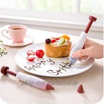 Chunyang Silikon-Schokoladen-Sauce Dekorieren Pen Kuchen Stift Schokolade Schreibstift Gebäck-Creme Latte Art Nahrung Kaffee DIY Zeichnung Jam Pen