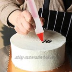 Emoshayoga Kuchen dekorieren Stift Wiederverwendbare Antihaft-Schokoladendüsen für Sugarcraft für Bäckereienred