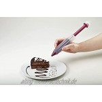 LATRAT Kuchen Stift Dekorierstift Modellierwerkzeug Schokolade Dekorieren wiederverwendbar Spritze Pen Kuchen Schreiben Esszimmer Bar Verwendung Premium Silikon Spritzbeutel Düse 4 stück