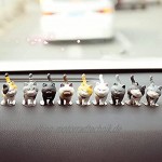 PIGMANA Auto Katzenfiguren Katzendeko Fahrzeug Innendekoration Kätzchen Katze Figuren Geschenke Autoaccessoires intelligent