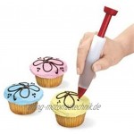 Yinew Spritze Kuchen Schreibstift Haushaltskuchen Dekorieren Stift für Cookie Cupcake Kuchen Dekorieren