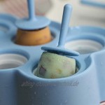 Lebensmittelform Eiscremetyp Haus Mini Kreativer Eis Sperma Typ umweltfreundliches Silikon einfach abzunehmen Sunshine20. Color : Blue