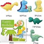 Dinosaurier Kuchen Topper Happy Birthday Tortendeko Cake Topper Dino Tortendeko Geburtstag Junge Dinosaurier Cupcake Deko Geburtstag Für Kinder Junge Mädchen