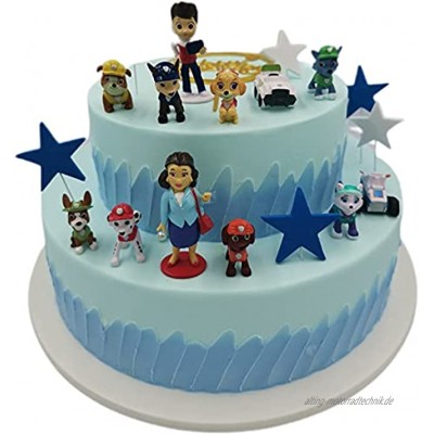 HYDEGY-YG Tortenfiguren 12er MiniFiguren Tortendeko Geburtstags Party liefert Cupcake Figuren Cake Topper Party Kuchen Dekoration Lieferungen