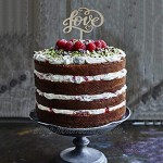 Symeton Tortendeko,Cake Topper Hochzeit Love,Kuchen Deko,Hochzeitstorte Kuchenaufstecker,Hölzern