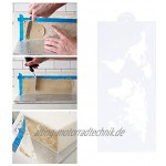 BESTonZON Fondant Keks Formen Erde Karte Silikon Backkuchen Dessert Schimmel 34,7 x 15,7 cm