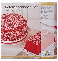 Birkmann 450271 Torten Schablonen-Set Kringel